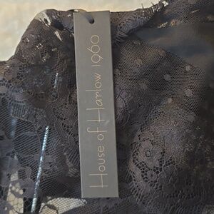 Black Sheer Lace Top